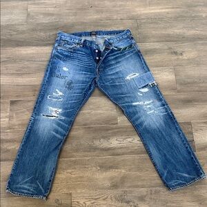 Ralph Lauren Men's Relaxed Blue Jeans